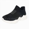 thumbnail image 1 of NIEWTR Boys Girls Shoes Sneakers Kids Tennis Shoes Lightweight Lace Up Running Casual Walking Shoes Casual Shoes Boys Girls Casual Shoes Breathable Walking Shoes (Black,13), 1 of 8