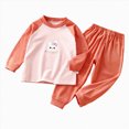 thumbnail image 1 of NIEWTR Boys Girls Thermal Underwear Ultra Soft Fleece Lined Kids Thermals Long Johns Top Bottom Warm Set for Fall Winter, 1 of 4