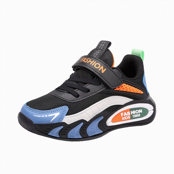 NIEWTR Boys Gradient Colors Sneakers Kids Mesh Breathable Running Shoes Summer Tennis Walking School Athletic Shoe for Running, Walking, Gym, School, Daily Play