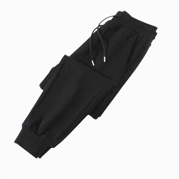 NIEWTR Boys Lightweiht Pants Summer Cotton Blend Wide Straight Leg Lightweight Sweatpants 3t 4t 5t 6t 7t Kids Casual Joggers with Pockets(A-Black,100)