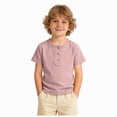 thumbnail image 1 of NIEWTR Boys Short Sleeve Shirts Cotton T-Shirts Summer Basic Tees Tops Clothes for Kids（Pink,5-6 Years), 1 of 6