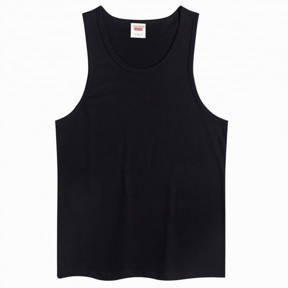 NIEWTR Boys Tank Tops Kids Plain Sleeveless Athletic Slimming T Shirts Basic Tops Undershirts Crewneck Tanks Breathable Vests 5-14 Years Boy(A-Black,4-5 Years)
