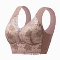 thumbnail image 1 of NIEWTR Bras for Women No Underwire Comfortable Full Coverage Front Closure Bralettes Adjustable Wireless Wirefree Everyday Bras Underwear(Coffee,XL), 1 of 5