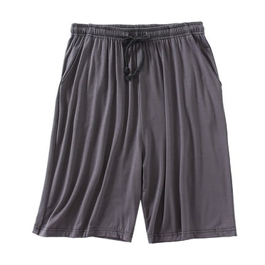 NIEWTR Casual Jogger Casual Shorts with Big Pockets for Men Fit Sports Outdoor with Multi Pockets Summer Beach Jogging Leisure Gym Big& Tall XXL-8XL(Dark Gray,7XL)