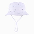 thumbnail image 1 of NIEWTR Children Sun Protection Hat UPF 50+ Toddler Kids Lightweight Bucket Hat Breathable Adjustable Summer Beach Cap for Outdoor(A-White,0-3 Months), 1 of 7