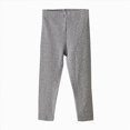 thumbnail image 1 of NIEWTR Children's Leggings Spring And Autumn New Baby Casual Elastic Pants for Girls Fit Pants Girls Athletic Leggings Kids Dance Workout Running Yoga Pants with Hidden Pocket(B-Grey,12-18 Months), 1 of 4
