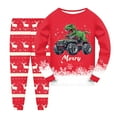 thumbnail image 1 of NIEWTR Childrens Christmas Set Little Boy Girls Christmas Pajamas Sets for Baby Boy Girls Christmas Snowman Sleepwear Long Sleeve Pajamas Set(2-3 Years,Red), 1 of 4