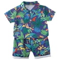 thumbnail image 1 of NIEWTR Cute Flower Short Sleeve T-Shirt and Pants 2Pcs Summer Outfits Set for Toddler Girls, Gift Idea Summer 2Pcs Gift Outfits Set 2Pcs Summer Gift Set 12-18 Months,Blue, 1 of 8