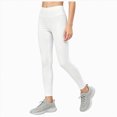 thumbnail image 1 of NIEWTR Cute Printed Girls Stretch Ankle Leggings Ankle Length Girl’s Leggings Athletic Dance Cheer Workout Pants for Kids Teens Tweens Youth Activewear Bottoms (B-White,6-7 Years), 1 of 6