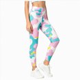 thumbnail image 1 of NIEWTR Cute Printed Girls Stretch Ankle Leggings Ankle Length Girl’s Leggings Athletic Dance Cheer Workout Pants for Kids Teens Tweens Youth Activewear Bottoms (B-Green,5-6 Years), 1 of 6