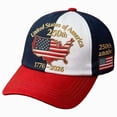 thumbnail image 1 of NIEWTR Eagles Hat 250 Anniversary USA Cap Adjustable Baseball Hat Embroidered American Flag Bald Eagle Patriotic 1776-2026 Men Women(A-Red,One Size), 1 of 4