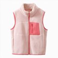 thumbnail image 1 of NIEWTR Fleece Lined Thickened Fall And Winter Vest For Baby And Young Kids A Warm Open Front Outerwear Vest Suitable For Boys And Girls, 1 of 5