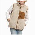 thumbnail image 1 of NIEWTR Fleece Lined Thickened Fall And Winter Vest For Baby And Young Kids A Warm Open Front Outerwear Vest Suitable For Boys And Girls, 1 of 5