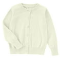 thumbnail image 1 of NIEWTR Girls' Cardigan Toddler Long Sleeve Sweaters Sweater Button up Knit Jacket Outwear Sweater Sweater Coat，13-14 Years，White, 1 of 5