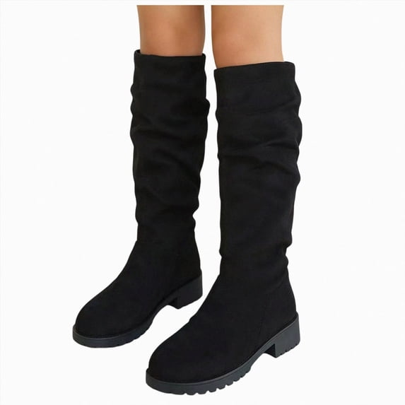 NIEWTR Girls Cowgirl Boots Unisex-Child Mid Calf Glitter Toddler Cowboy Boot Little Big Kids Western Riding Shoes(A-Black,12.5)