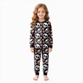 thumbnail image 1 of NIEWTR Girls Halloween Set Cute Cartoon Print Long Sleeved Homewear Two Piece Set Halloween Pajamas Toddler Girl Cute Pjs For Girls, 1 of 7