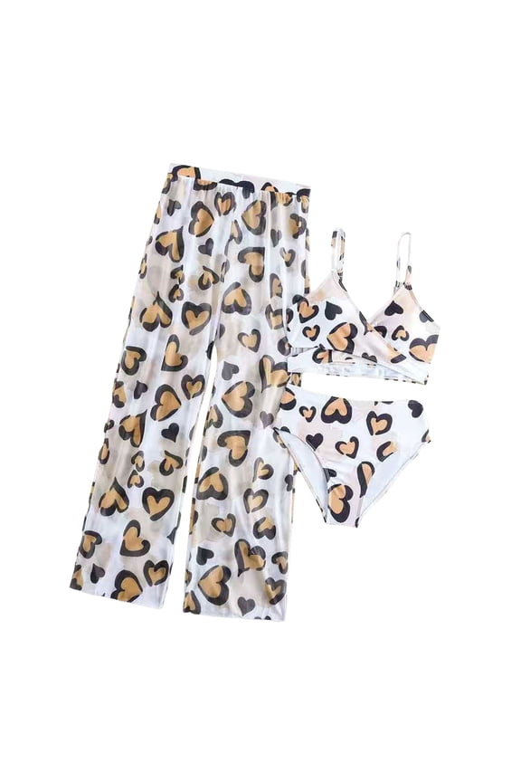 Girls Swimsuit V-Neck Shell Stitched Solid Color High Waisted 2 Piece Bathing Suit Bikini 9-16T Summer Beach Swimwear 7-8 Years,Yellow