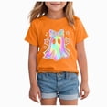 thumbnail image 1 of NIEWTR Halloween Shirt for Toddler Boy Girl Pumpkin Short Sleeve Tshirt Ghost Graphic Clothes Tee Tops Halloween Shirts for Kids(12-18 Months), 1 of 5