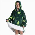 thumbnail image 1 of NIEWTR Hooded Plush Robe for Boys Girls Flannel Fluffy Winter PJ Robe With Pockets Soft Long Sleeve Plush Bathrobe(7-16 Years), 1 of 5