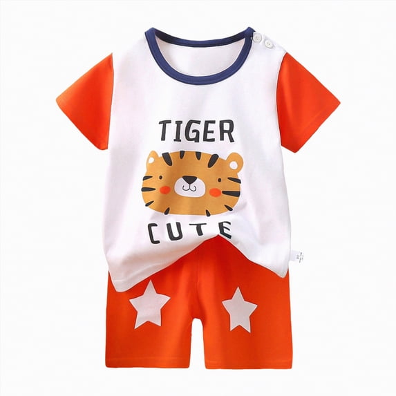 NIEWTR Infant Baby Boy Summer Clothes Outfit Color Block T-shirt Shorts Set Toddler Checkerboard Clothes 6 12 18 24 Months(Hot Pink,5-6 Years)