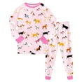 thumbnail image 1 of NIEWTR Infant Baby Waffle Fall Outfits Contrast Color Long Sleeve Sweatshirt Tops Pants Set Winter for Girl Little Girls for 0 6 12 18 24 M 1t 2t 3t 4t 5t 6t Dailywear Set,2-3 Years, 1 of 8