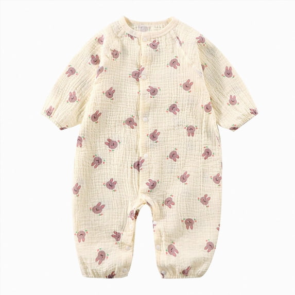 NIEWTR Infant and Toddler Footie Soft Sleeper Rompers 0 3 6 9 12 18 24 Months Kids Girls Cozy and Warm Pajamas Long Sleeves Bodysuits(A-Pink,18-24 Months)
