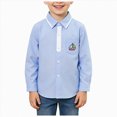 thumbnail image 1 of NIEWTR Kid's Long Sleeved Pure Cotton Shirt Simple and Versatile and Suitable for Boys in Spring and Fall, 1 of 5