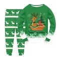 thumbnail image 1 of NIEWTR Kids Christmas Pajamas Cotton Long Sleeve Matching Holiday Pjs Set Toddler Boys Girls Xmas Jammies Christmas Pajamas (7-8 Years,Green), 1 of 4