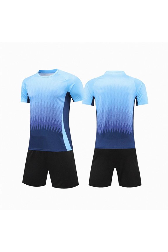 Kids Clothes Boys Two Pieces Outfits Toddler Summer Athletic Set Crew Neck T-Shirt & Elastic Shorts Casual Playwear 5T-12T(A-A,5-6 Years)