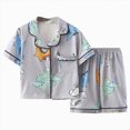 thumbnail image 1 of NIEWTR Kids Clothes Girls Short Sleeved Shorts Pajama Set Comfortable Breathable Stylish and Cute Printed Pajama Set, 1 of 5