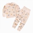 thumbnail image 1 of NIEWTR Kids Clothes Toddler Long Sleeve Outfit Soft Pullover + Elastic Waist Long Pants Comfy Pajamas Gift Set for 3T 4T 5T 6T(A-Light Pink,4-5 Years), 1 of 4