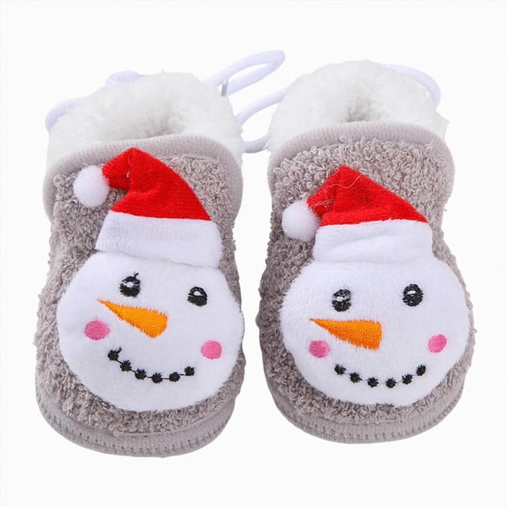 NIEWTR Kids Slippers Full Wrapped Toddler Christmas Slippers Boys Girls Comfortable Winter Shoes Toddler Little Kid Big Kid