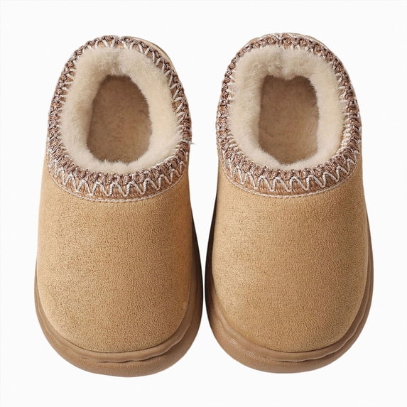 NIEWTR Kids Slippers Girls Boys Shoes Fuzzy Warm Kid's Cozy Footwear Comfortable Children Gift