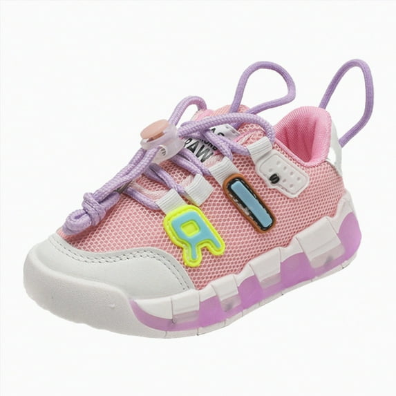 NIEWTR Kids Sneakers Lightweight Breathable Mesh Sports Running Shoes for Boys Girls Casual Shoes Breathable Walking Shoes (Red,9.5)