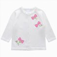 thumbnail image 1 of NIEWTR Kids Spring Fall Winter Clothes Girls Button Down Cardigan Kids Long Sleeve Crewneck Uniform Knit Sweater(A-White,9-12 Months), 1 of 6