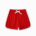 thumbnail image 1 of NIEWTR Kids Summer Clothes 0-24Monthes 2T 3T 4T 5T 6T Toddler Girls Athletic Shorts Loose Fit Breathable Active Sport Gym Yoga Running Shorts(B-Red,9-10 Years), 1 of 5