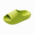 thumbnail image 1 of NIEWTR Kids Summer Slides for Girls Boys - Toddler Cute Slippers Quick Drying Shower Shoes Non-Slip Pool Sandals Shower Open Toe Beach Flip Flops(A-Green,2), 1 of 6