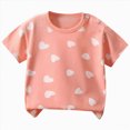 thumbnail image 1 of NIEWTR Kids T-Shirts Toddler Boys Summer Tops Short Sleeve Crewneck Soft Basic Tees Loose Fit Casual Shirts Daily Vacation 2T 3T 4T 5T(A-White,8-12 Months), 1 of 8