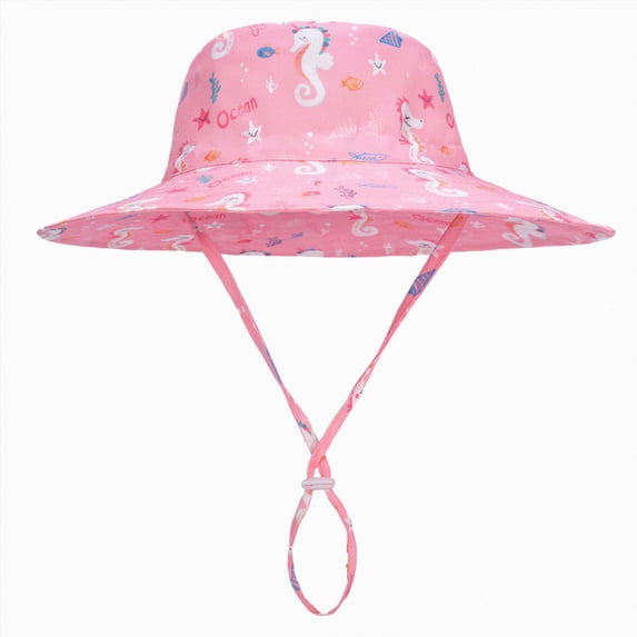 NIEWTR Kids Toddler Sun Hat UPF 50+ Baby Boy Girl Lightweight Quick Dry Wide Brim Beach Cap Breathable Summer Outdoor Hat(A-Mint Green,6-10 Years)