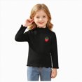 thumbnail image 1 of NIEWTR Kids ToddlerTees Long-Sleeved T-Shirt for Infant Loose Tops Tees for 2t 3t 4t 5t 6t 7t Originality Base Shirt T-Shirt(A-Black,12-18 Months), 1 of 6