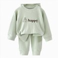 thumbnail image 1 of NIEWTR Kids Winter Two Piece Sets, Toddler Thermal Underwear Sets, Kids Warm Underwear Base Thermal Top and Pants Clothes Home Two Piece Sleep Set, 1 of 5