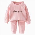 thumbnail image 1 of NIEWTR Kids Winter Two Piece Sets, Toddler Thermal Underwear Sets, Kids Warm Underwear Base Thermal Top and Pants Clothes Home Two Piece Sleep Set, 1 of 5