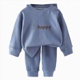 thumbnail image 1 of NIEWTR Kids Winter Two Piece Sets, Toddler Thermal Underwear Sets, Kids Warm Underwear Base Thermal Top and Pants Clothes Home Two Piece Sleep Set, 1 of 5
