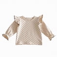 thumbnail image 1 of NIEWTR Little Girls Boys Long Sleeve T Shirt Kids Tunic Tops Crewneck Soft Solid Color Long Sleeve Casual Pullover Sweatshirt Fall Winter Sweatshirts Long sleeved T-shirt for 4-5 Years, 1 of 4