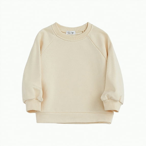 NIEWTR Little Girls Boys Tunic Tops Shirts Cotton Casual Basic Long Sleeve Crewneck Color Block Tunic Tee Fall Winter Sweatshirts Long sleeved T-shirt for 3-4 Years