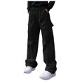 thumbnail image 1 of NIEWTR Men Outdoor Cargo Pant Lightweight Tactical Pant Hiking Jogger Classic Fit Multi Pockets (Black,XXL), 1 of 6