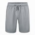 thumbnail image 1 of NIEWTR Men's Basketball Shorts Baggy Lightweight Athletic Gym Workout Running Casual Shorts with Pockets(Light Gray,2XL), 1 of 9