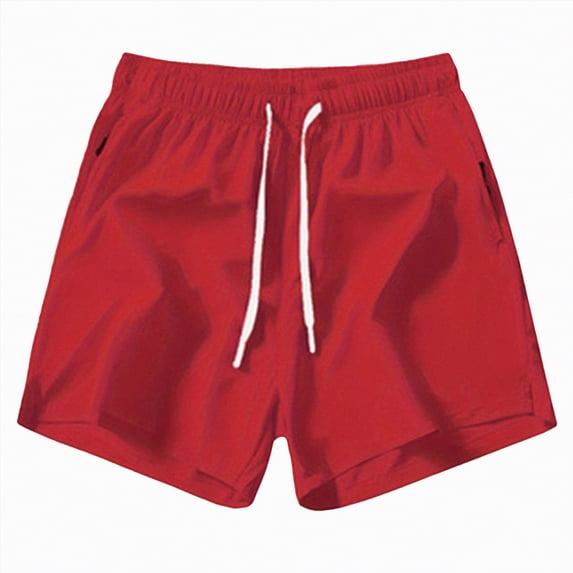 NIEWTR Men's Cargo Shorts Casual Lightweight Summer Outdoor Hiking Fishing Shorts with Multiple Pockets(Brick Red,3XL)
