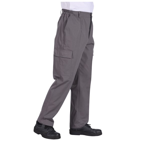 NIEWTR Men's Casual Pants Cargo SweatPants Outdoor Lightweight Work Hiking Pants with Pockets Drawstring Waist (Grey,M)