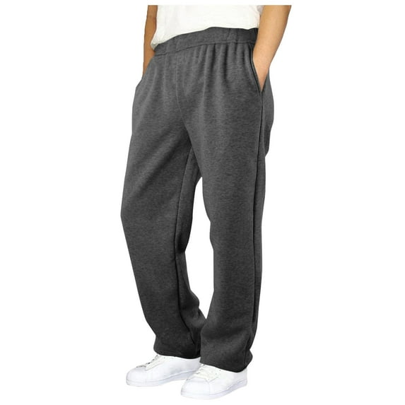 NIEWTR Men's Casual Pants Straight Leg Pants Business Work Pants Elastic Waist Drawstring Classic Stretchy Trousers (M,Z02-Dark Gray)